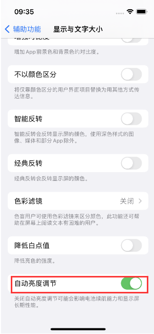 芦淞苹果15维修店分享iPhone 15 Pro系列屏幕亮度 