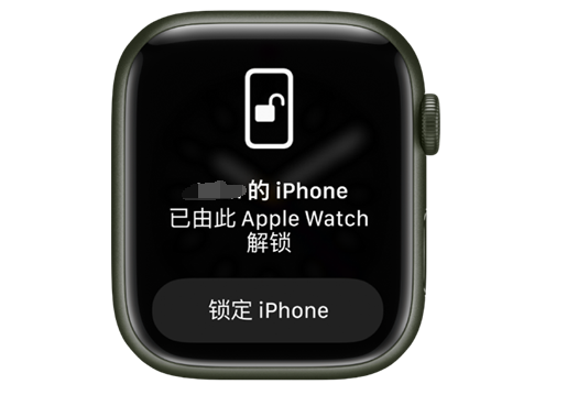 芦淞苹果手机维修分享用 AppleWatch 解锁配备面容 ID 的 iPhone方法 