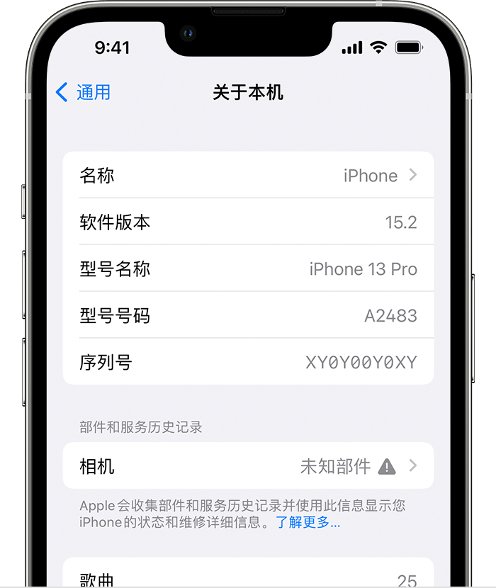 芦淞苹果维修分享iPhone 出现提示相机“未知部件”是什么原因？ 