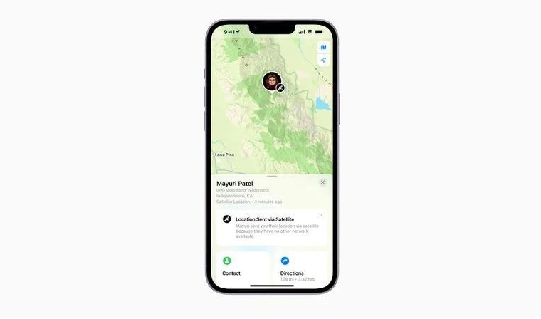 芦淞苹果14维修分享iPhone14系列中 FindMy功能通过卫星分享位置方法教程 